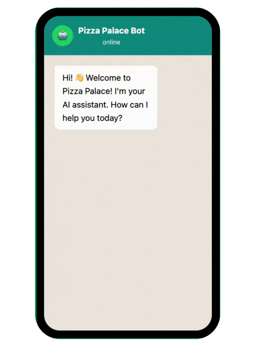AI Chatbot taking WhatsApp orders automatically